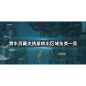 《潜水员戴夫》热泉喷出区域鱼类一览      有哪些鱼？