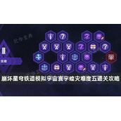 《崩坏星穹铁道》寰宇蝗灾难度五怎么打？模拟宇宙寰宇蝗灾难度五通关攻略