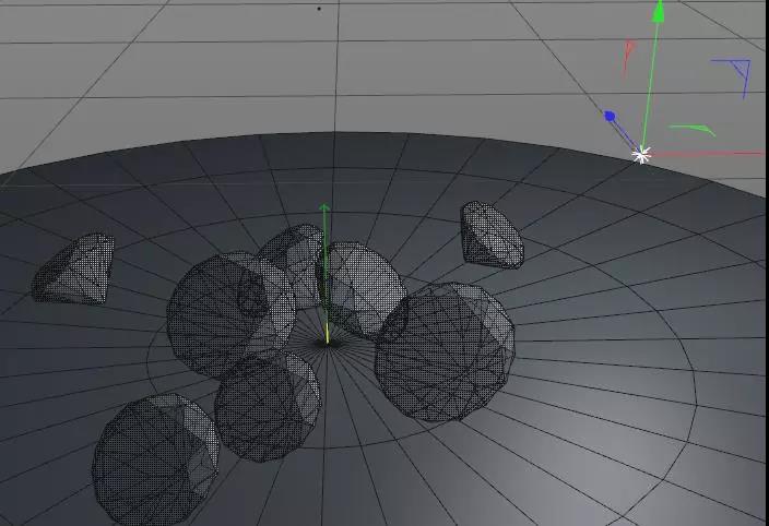 C4D如何制作钻石模型