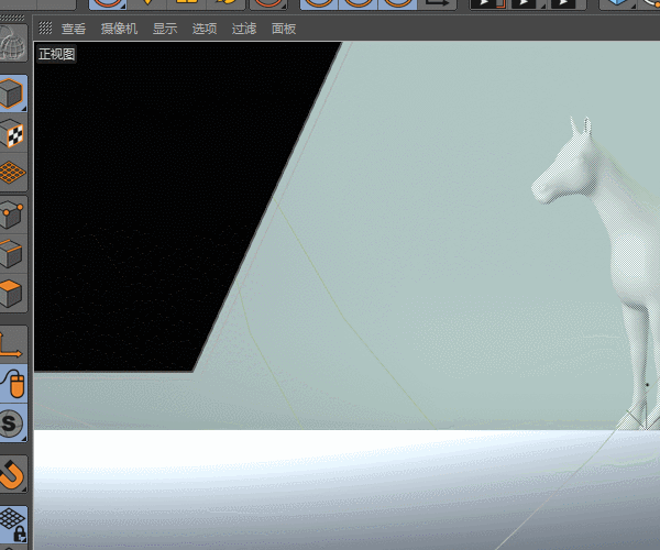C4D制作破碎的金马模型