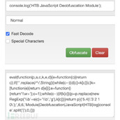 JavaScript 混淆及反混淆代码工具