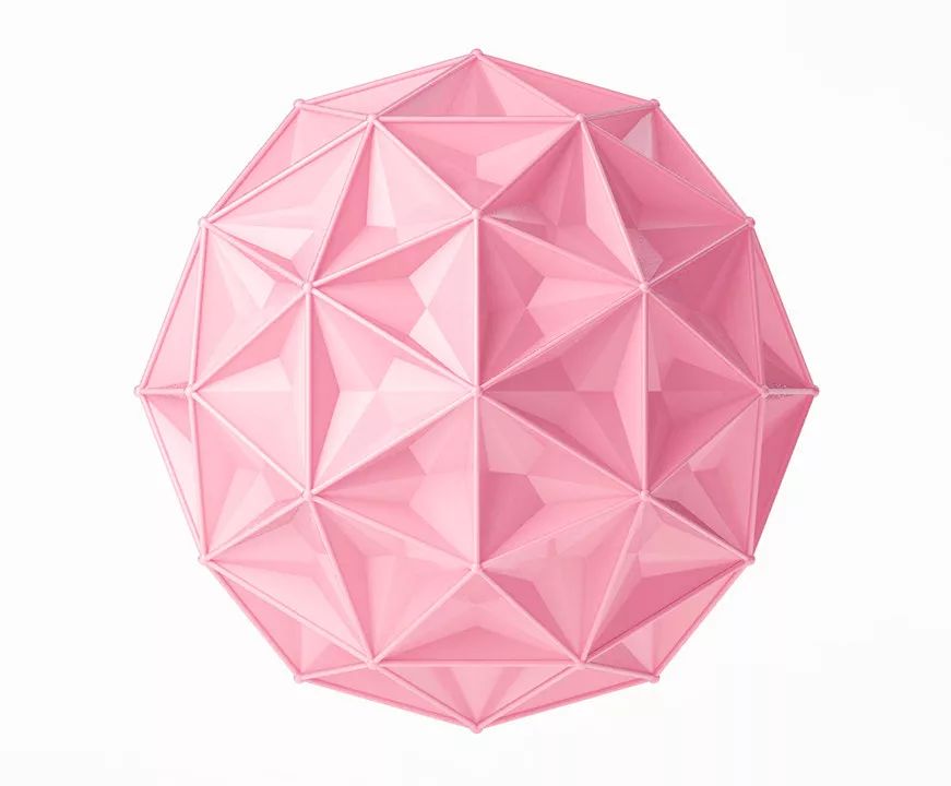 C4D制作多边形球体模型