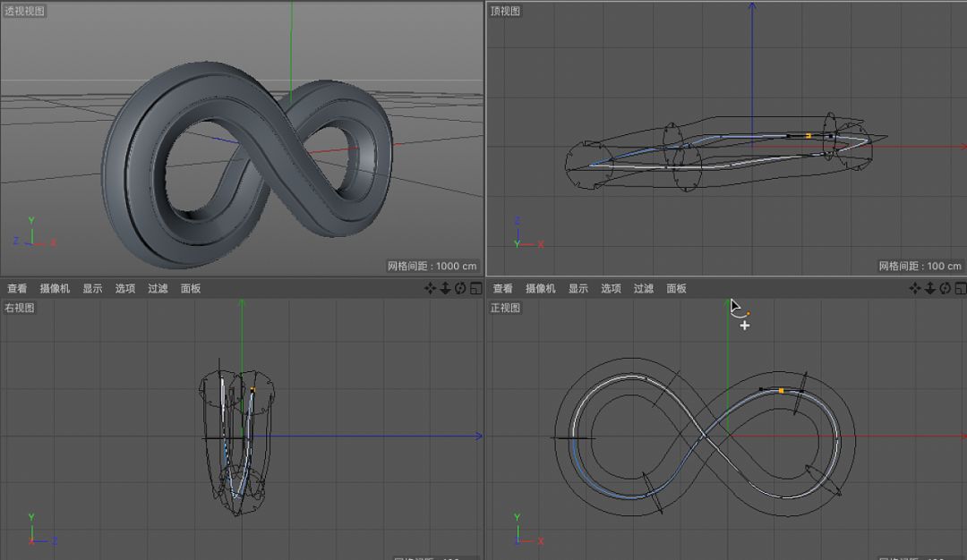 C4D制作金属质感模型