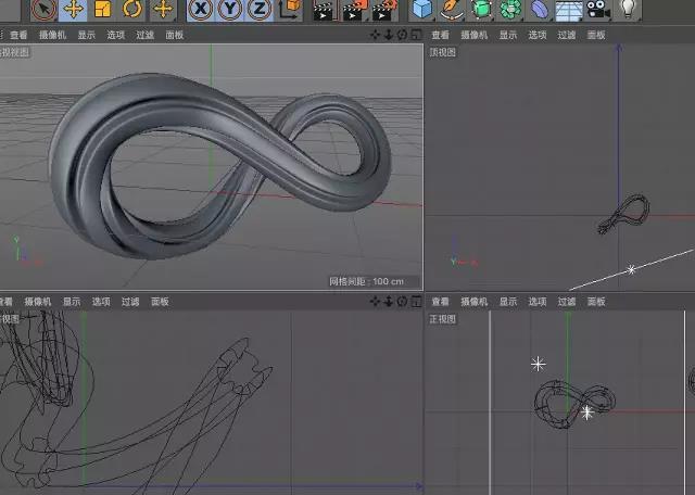 C4D制作金属质感模型