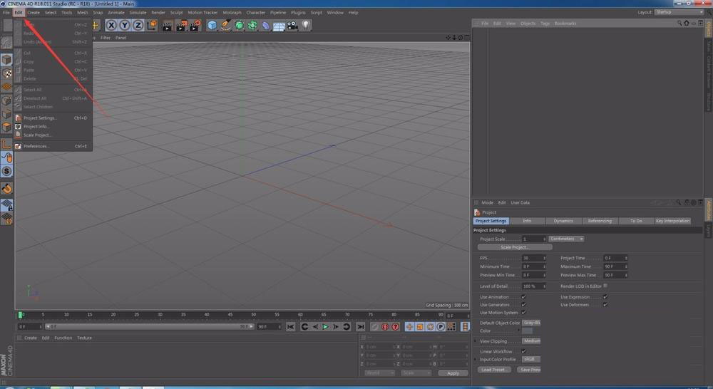 C4D怎么设置成中文