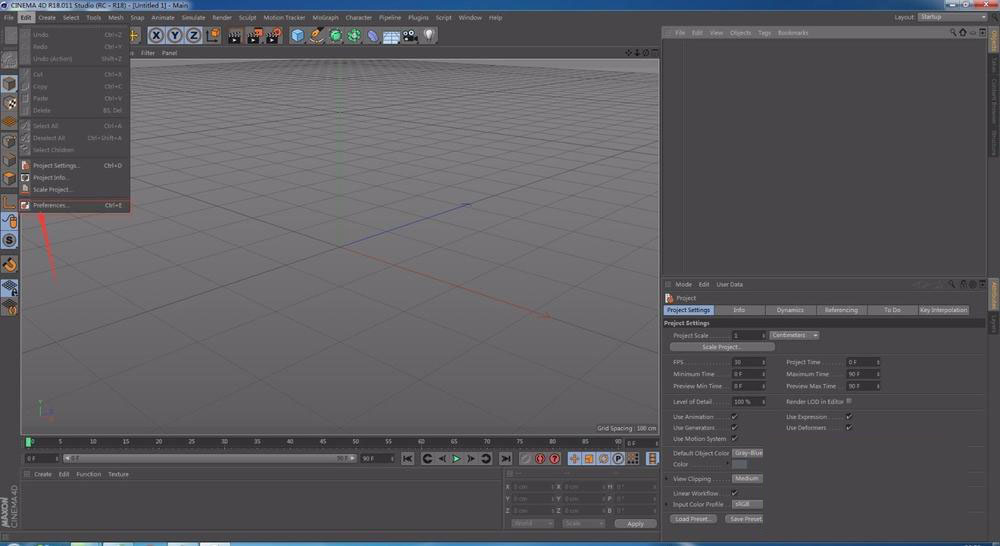 C4D怎么设置成中文