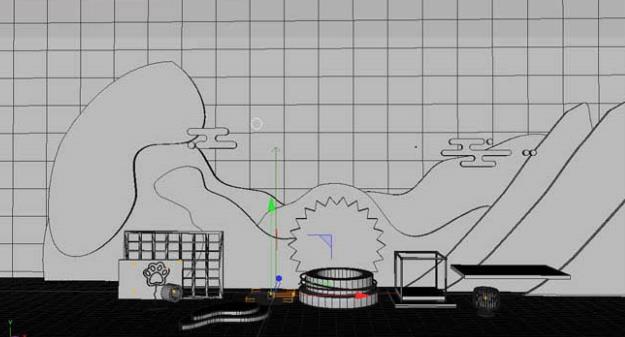 C4D海报建模渲染