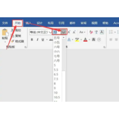 Word字体放大居中显示教程