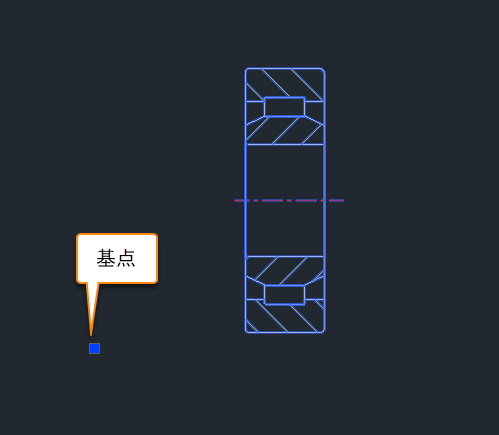 CAD进行块定位点的快速修改的方法