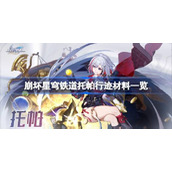 崩坏星穹铁道托帕行迹材料一览