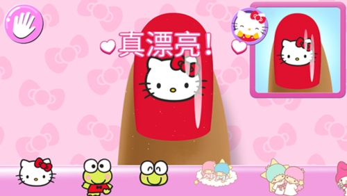 hellokitty美甲沙龙游戏亮点