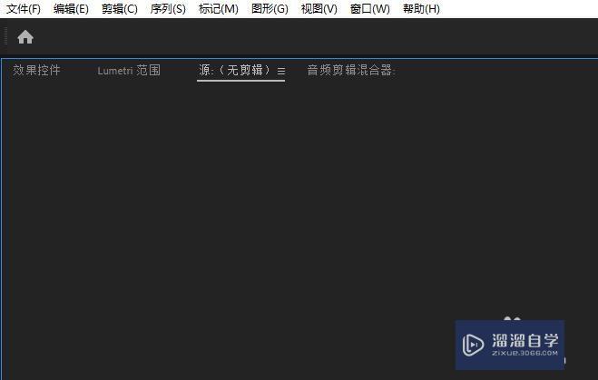PR 2018源监视器如何插入素材内容？