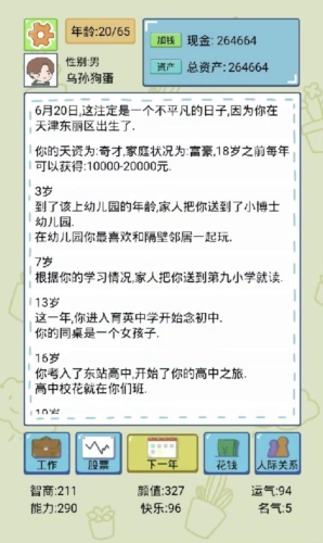 我逆袭的人生无广告版游戏玩法