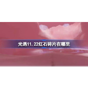 光遇11月22日红石碎片位置攻略