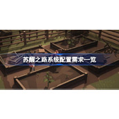 苏醒之路系统配置需求一览