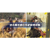 逆水寒手游小毛驴怎么获得