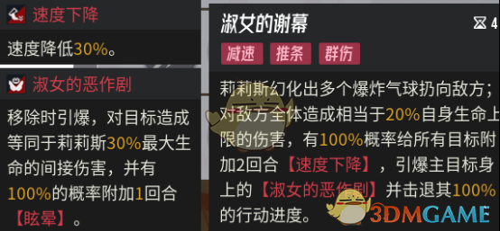 《伊瑟》行动顺序与速度值介绍