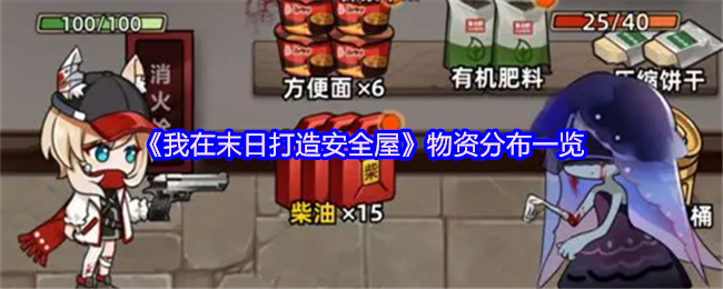 《我在末日打造安全屋》物资分布一览