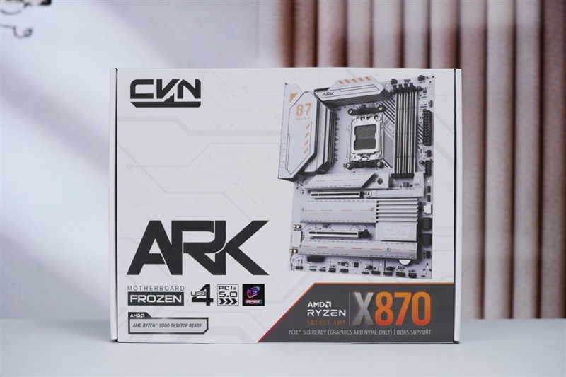 七彩虹CVN X870 ARK FROZEN V14方舟主板评测： 5G网卡+高频内存 锐龙9000舰队新旗舰