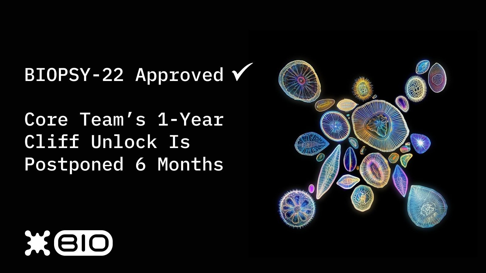 Bio 核心团队代币解锁调整：BIOPSY-22 提案通过，展现长期发展决心