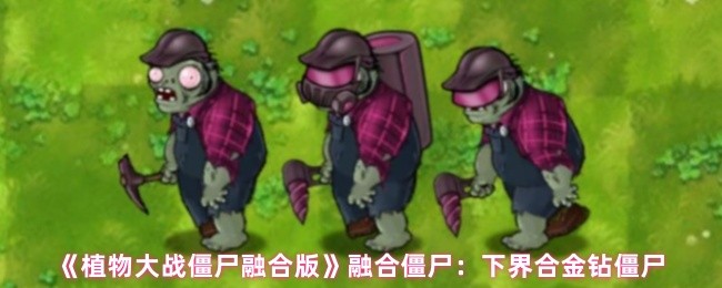 《植物大战僵尸融合版》融合僵尸：下界合金钻僵尸