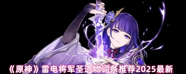《原神》雷电将军圣遗物词条推荐2025最新