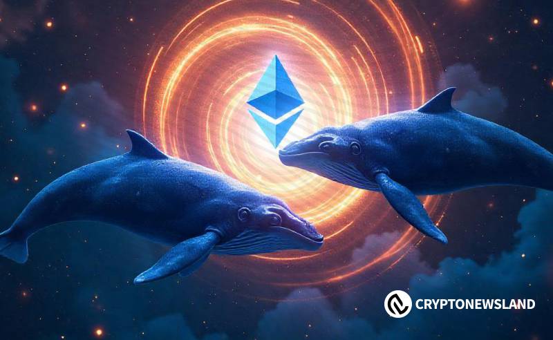 以太坊鲸鱼近一周每日累积超80万枚ETH