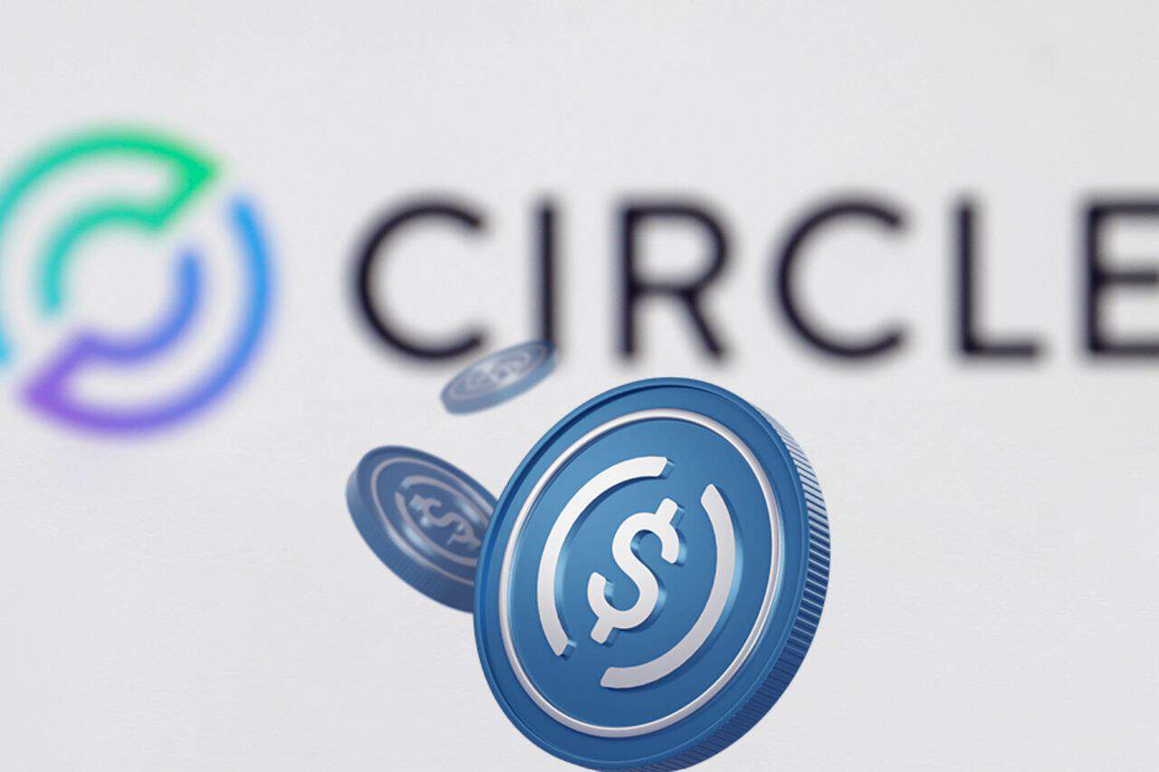 稳定币概念股爆红！Circle 股价 3 周狂飙 750% 、市值逼近 Coinbase