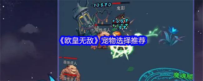 《欧皇无敌》宠物选择推荐
