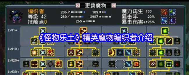 《怪物乐土》精英魔物编织者介绍