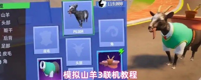 模拟山羊3联机教程