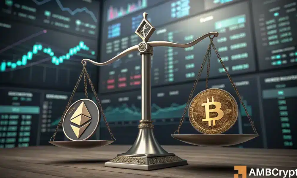 以太坊期货对比特币的飙升：98%成交量比意味着什么
