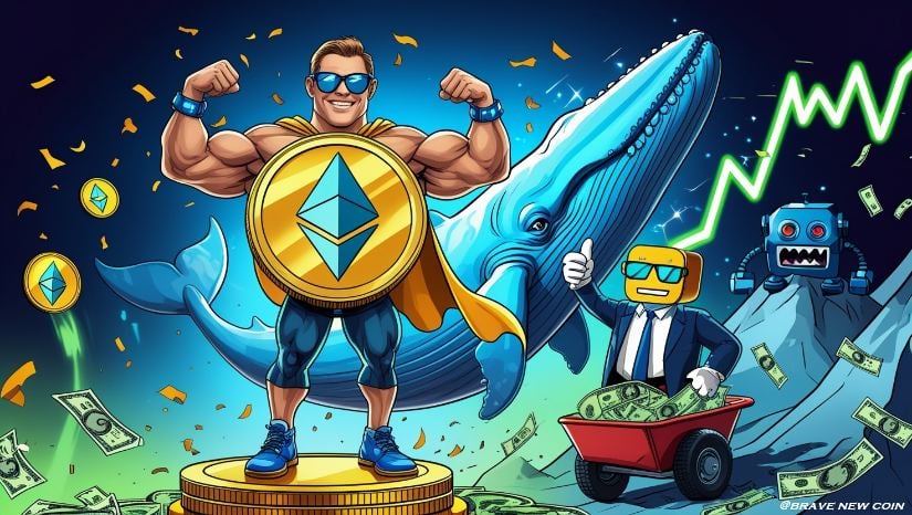 以太坊（ETH）价格预测：以太币突破6个月高点，5000万美元巨鲸入场助推看涨行情