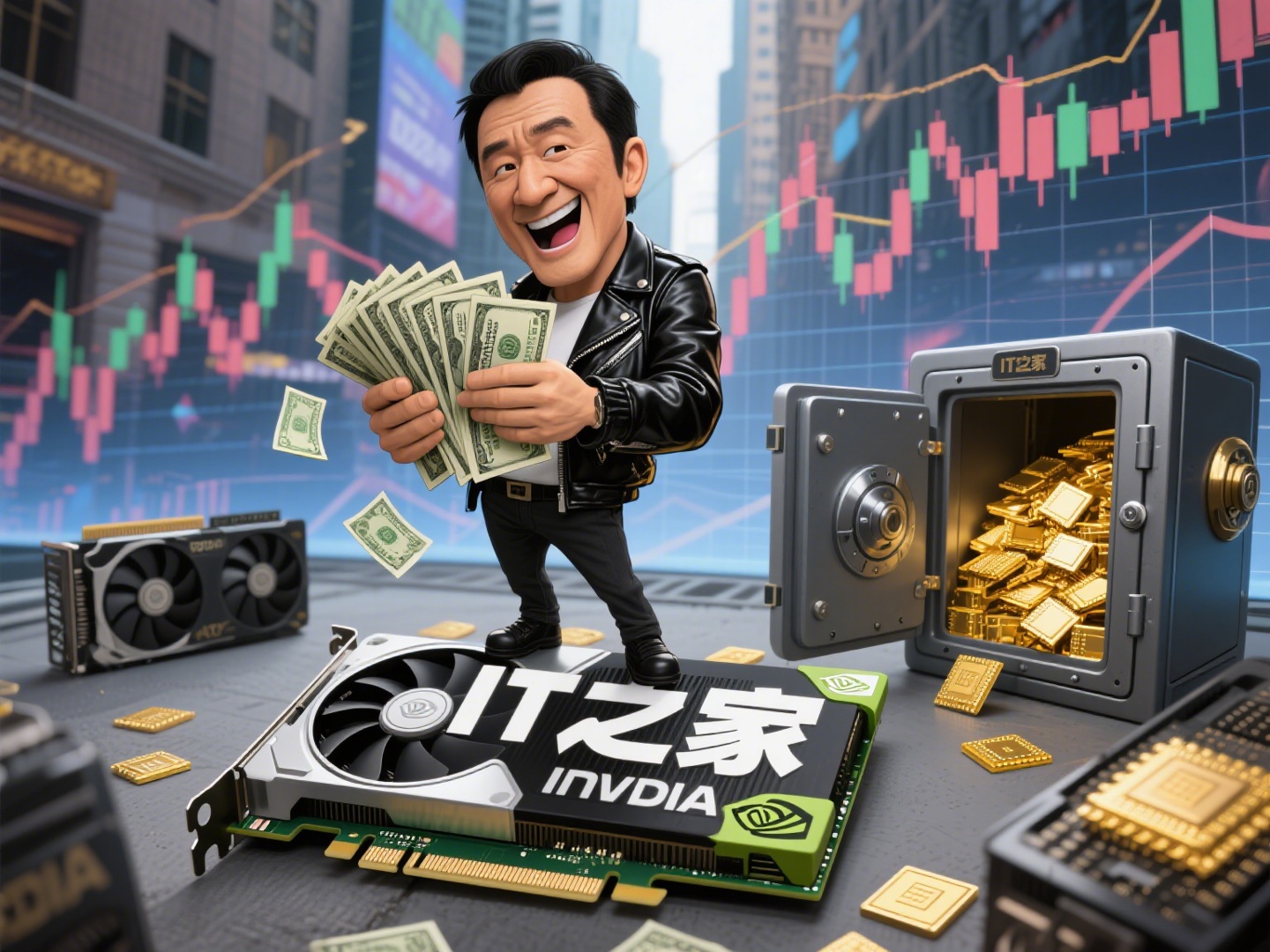 黄仁勋上周五再出售 7.5 万股英伟达股票，价值约 1294 万美元