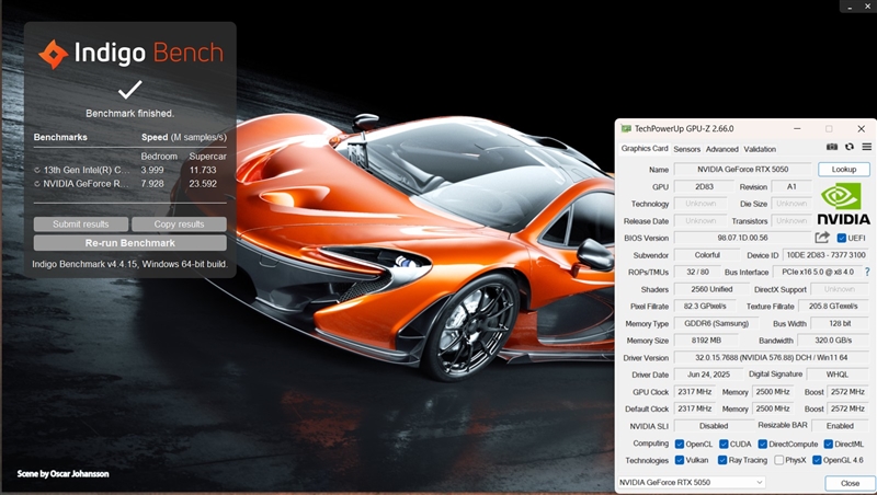 NVIDIA RTX 5050首发评测：DLSS4/AI/生产力全方面飞跃 完美替代RTX 3050