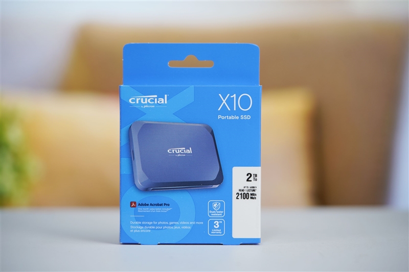 英睿达X10 移动SSD评测：2000MB/s读写！轻薄小巧最大可选8TB容量