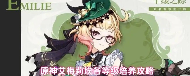 原神艾梅莉埃各等级培养攻略