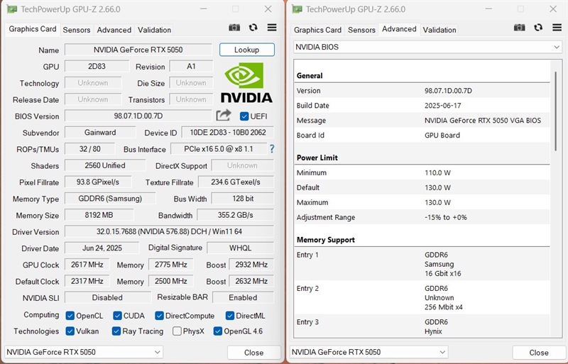 运行频率超3GHz！耕升RTX 5050追风OC评测：流畅运行所有1080P游戏