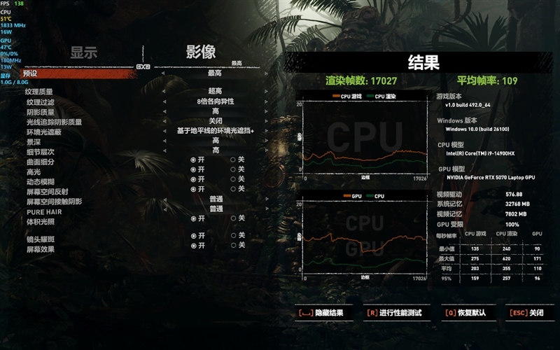 OMEN暗影精灵11游戏本评测：14代酷睿宝刀不老 配合RTX 50系显卡性价比凸显
