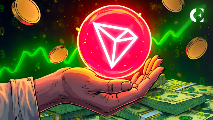 Tron公司通过与SRM合并后在纳斯达克上市，TRX超越ADA跃居第九位