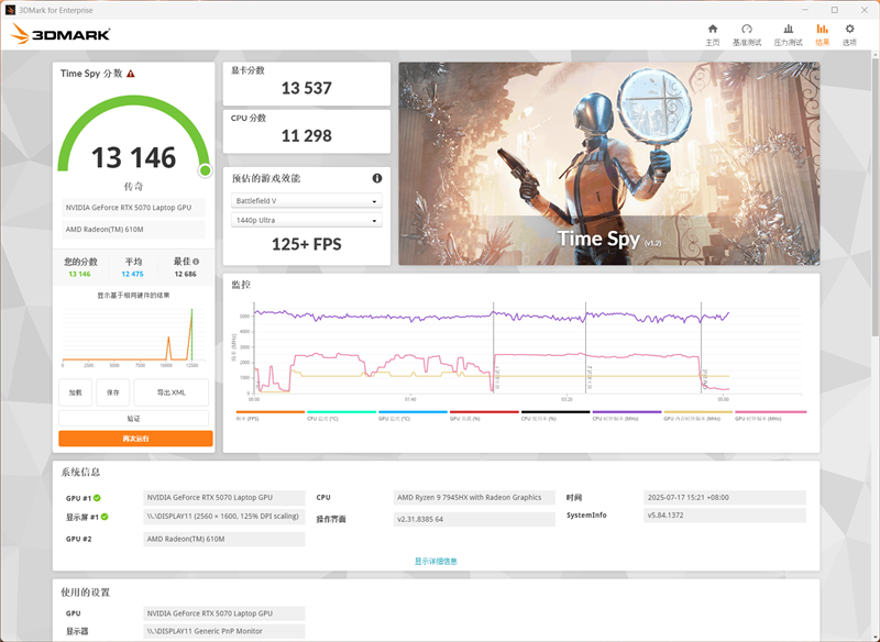 微星神影16锐龙版评测：锐龙7945 HX配合RTX 5070游戏生产力兼顾 体验同价无敌