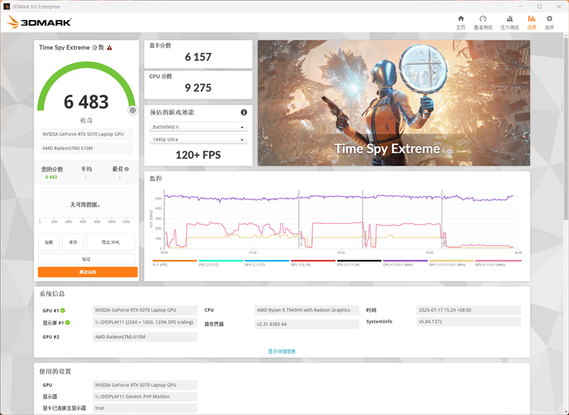 微星神影16锐龙版评测：锐龙7945 HX配合RTX 5070游戏生产力兼顾 体验同价无敌