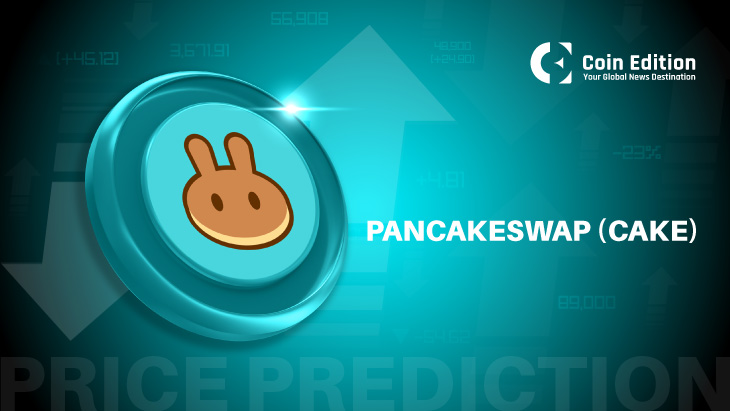 2025年7月29日PancakeSwap（CAKE）价格预测：流动性激增推动突破，CAKE触及3.32美元