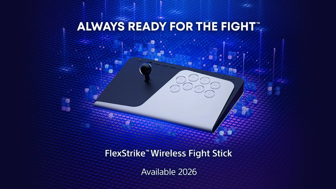 索尼 PlayStation 首款无线格斗操作杆 FlexStrike 官宣：2026 年上市