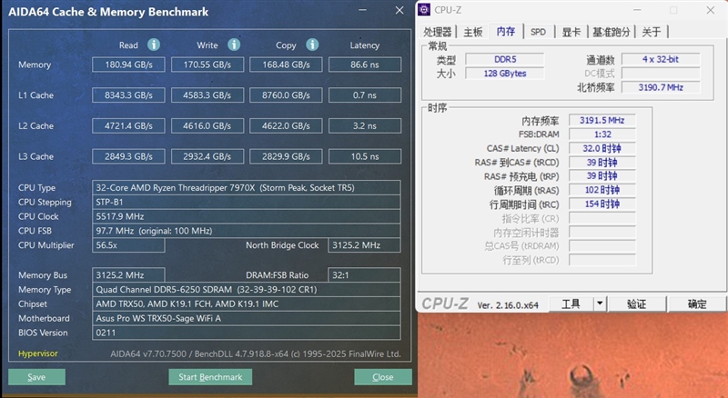性能提升20％、功耗下降40%！AMD锐龙ThreadRipper 9980X/9970X首发评测：HEDT平台一骑绝尘