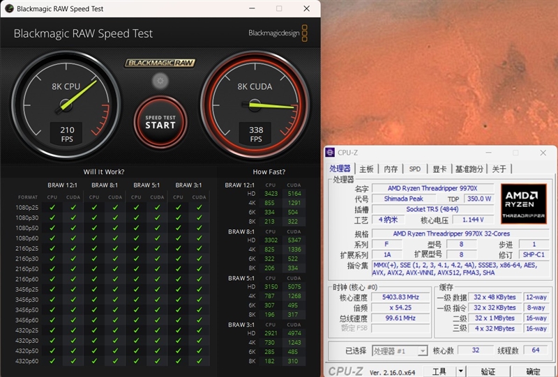 性能提升20％、功耗下降40%！AMD锐龙ThreadRipper 9980X/9970X首发评测：HEDT平台一骑绝尘