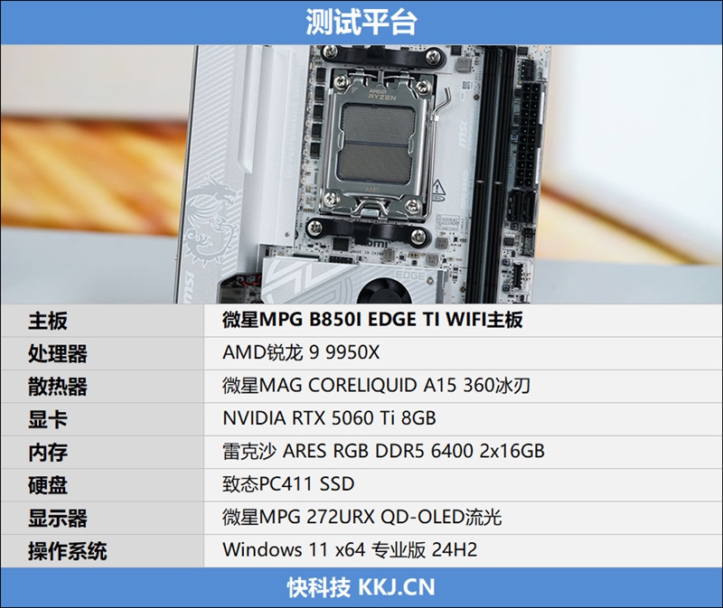 微星MPG B850I EDGE TI WIFI刀锋 钛主板评测：小巧强悍 200W功率释放还有满血Wi-Fi 7和5G有线网