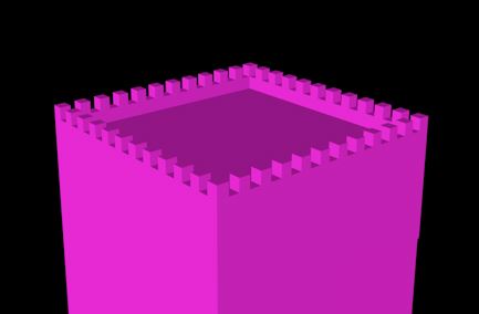C4D怎么做围墙? C4D制作城堡围墙效果模型的技巧