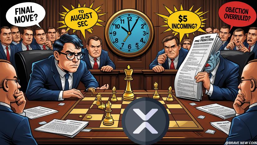 Ripple-SEC诉讼最新动态：随着8月15日最终期限临近，Ripple案接近终局裁决，新版XRP价格预测出炉
