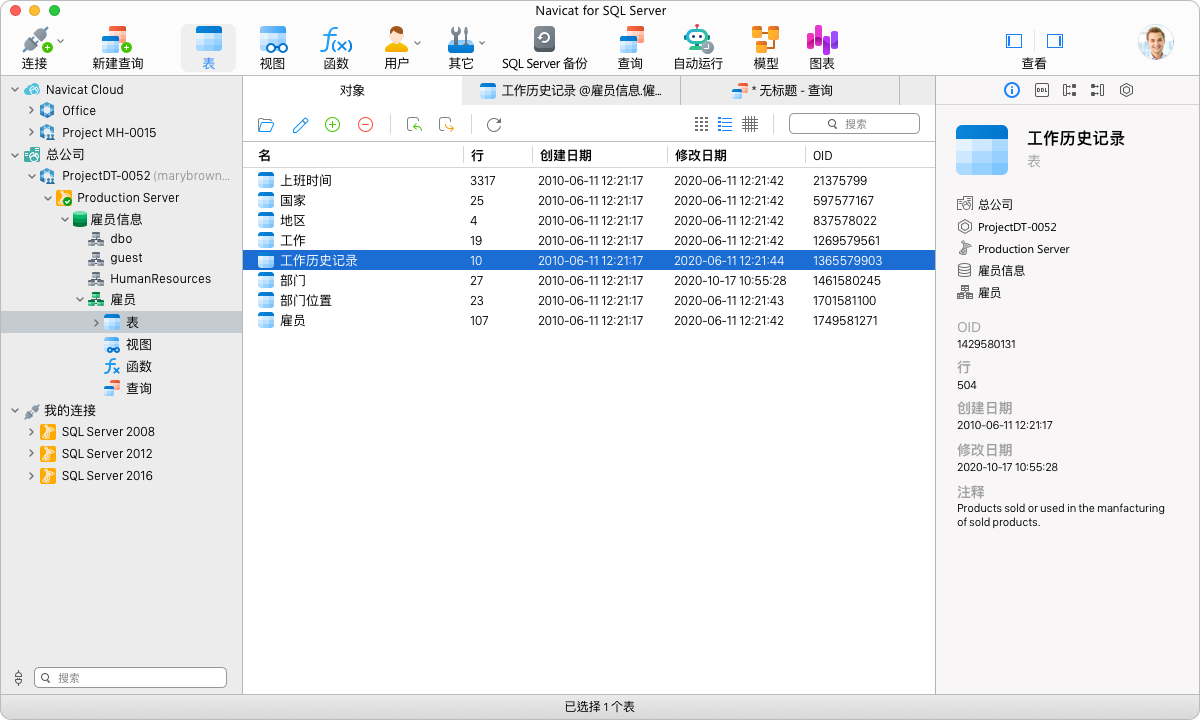 navicat for sql server 17mac版 v17.3.0